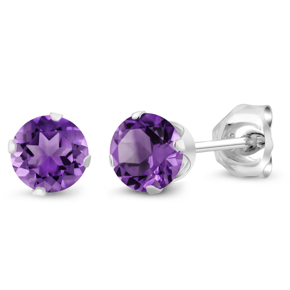Amethyst - February_Earrings in 925 Sterling Silver