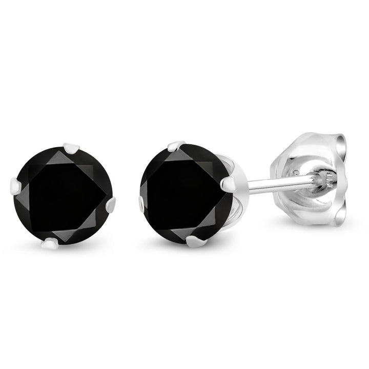 Black Diamond_Earrings in 925 Sterling Silver