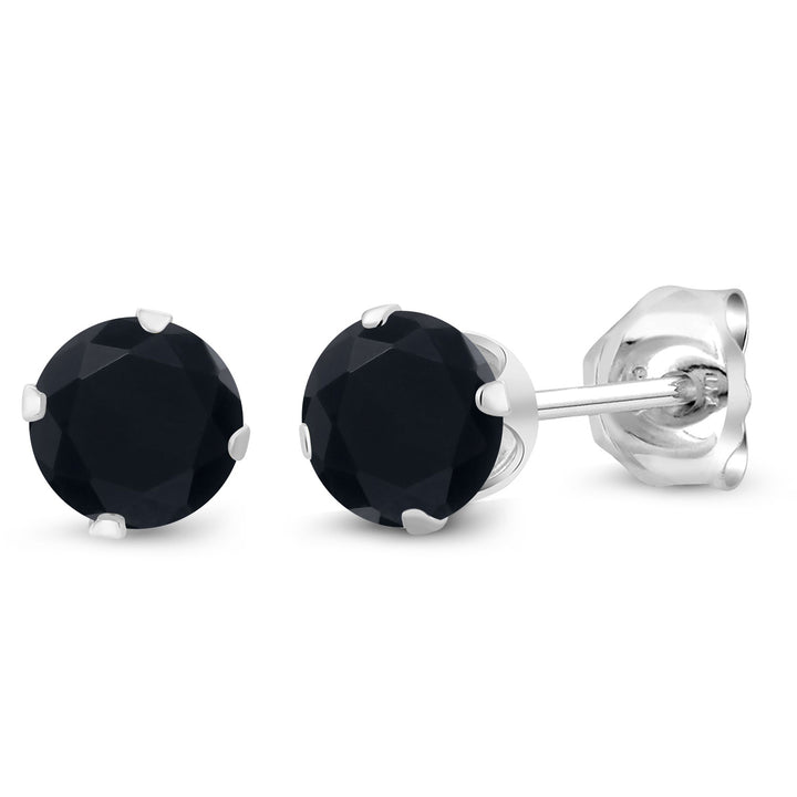 Onyx - December_Earrings in 925 Sterling Silver