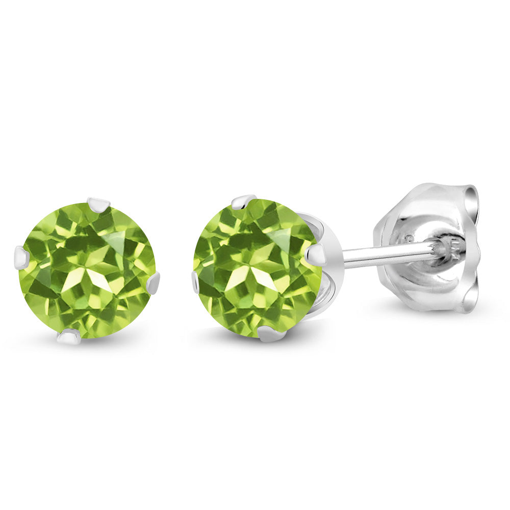 Peridot - August_Earrings in 925 Sterling Silver