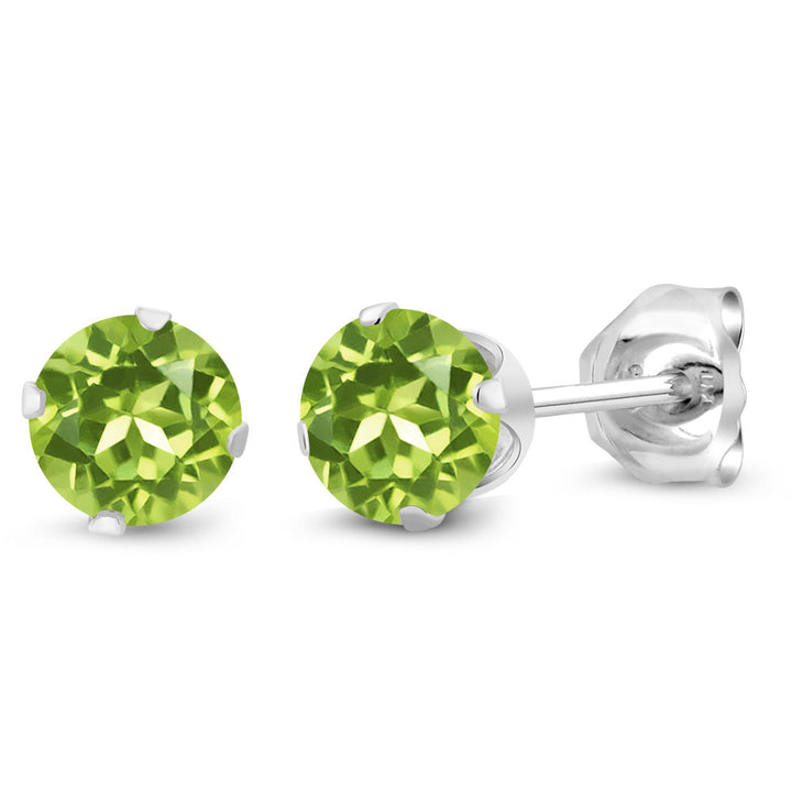 Peridot - August_Earrings in 925 Sterling Silver