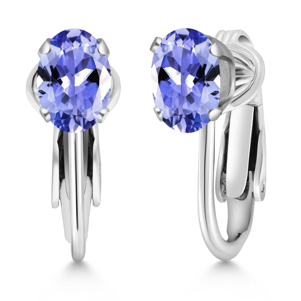 Tanzanite_Earrings in 925 Sterling Silver