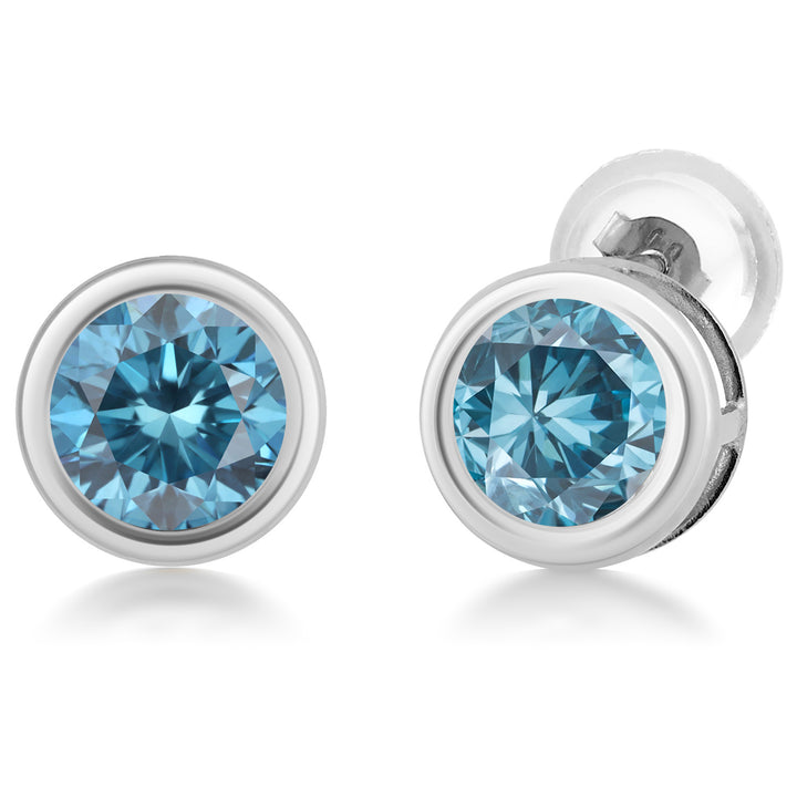 Earrings in 14K White Gold