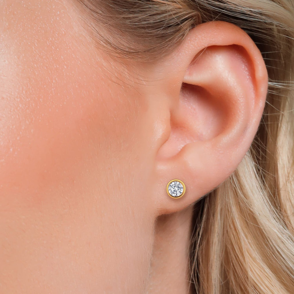 E - F_Earrings in 14K Yellow Gold