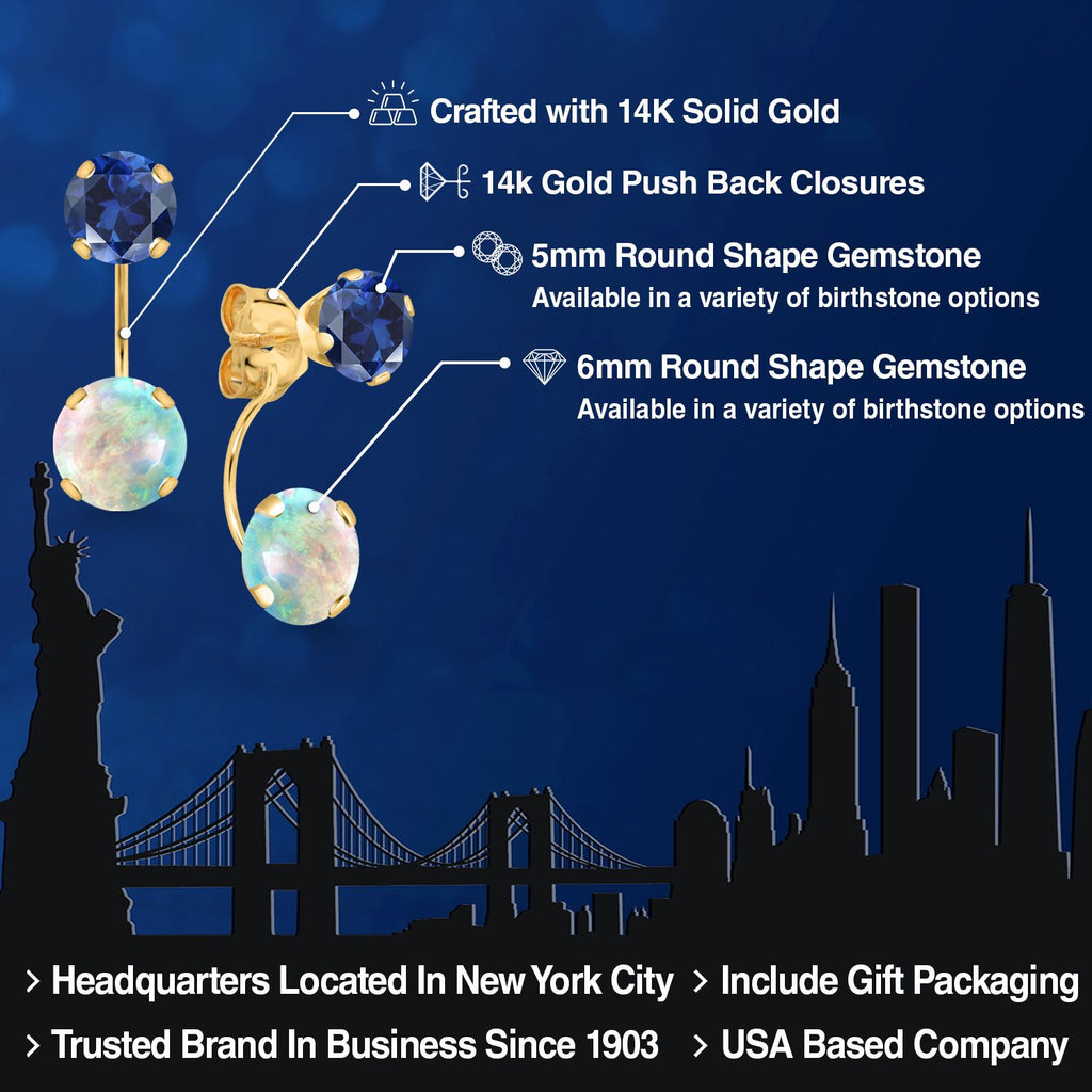 Earrings in 14K Yellow Gold