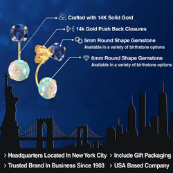 Earrings in 14K Yellow Gold
