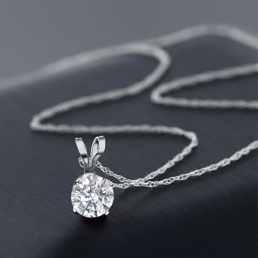 Pendant in 14K White Gold