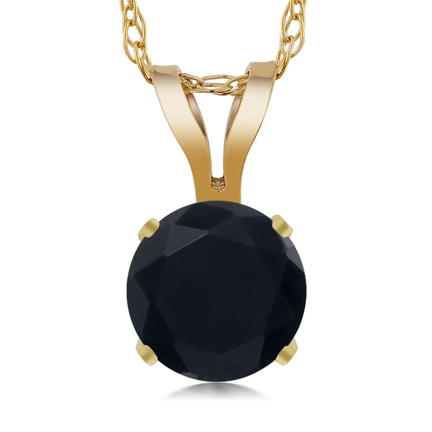 Onyx - December_14K Yellow Gold_Pendant in 14K Yellow Gold