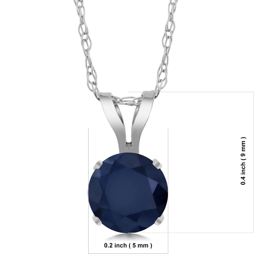 Pendant in 14K White Gold