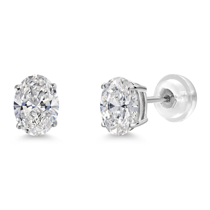 2.00 Cttw-IGI Certified_White Gold_Earrings in 14K White Gold