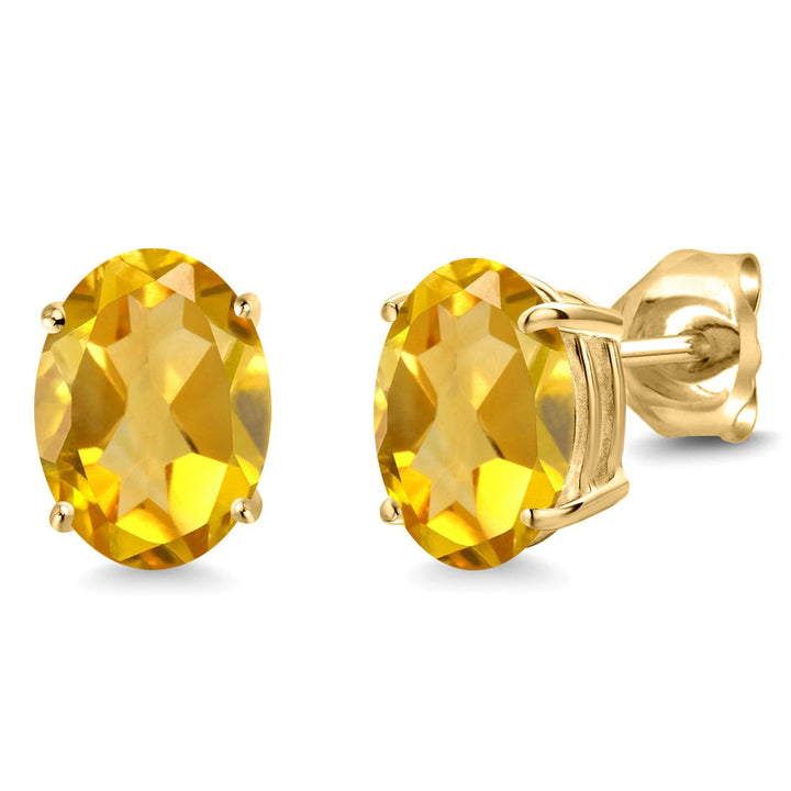 Citrine - November_14K Yellow Gold_Earrings in 14K Yellow Gold