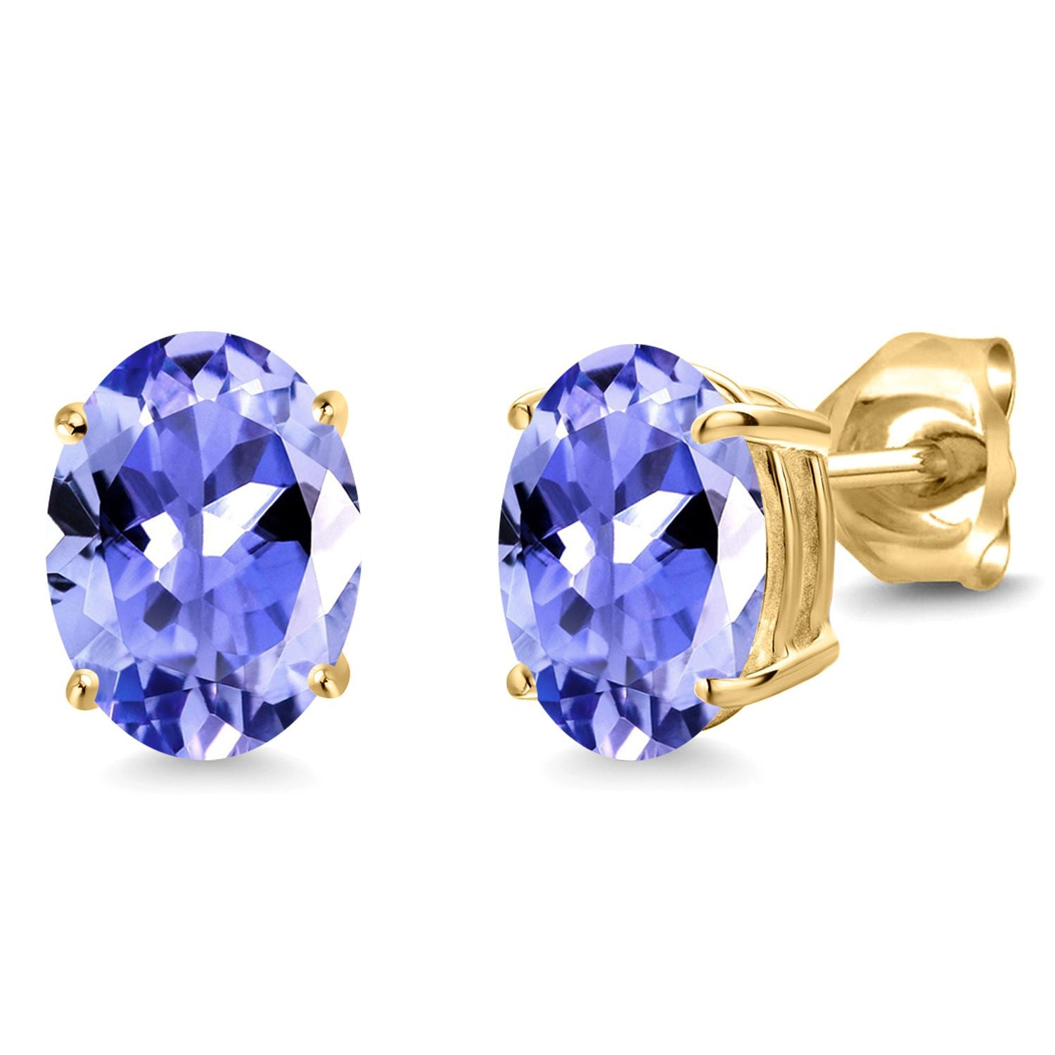 Tanzanite - December_14K Yellow Gold_Earrings in 14K Yellow Gold