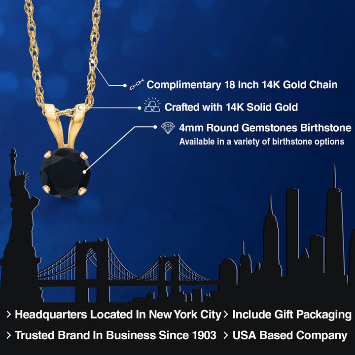 Pendant in 14K Yellow Gold