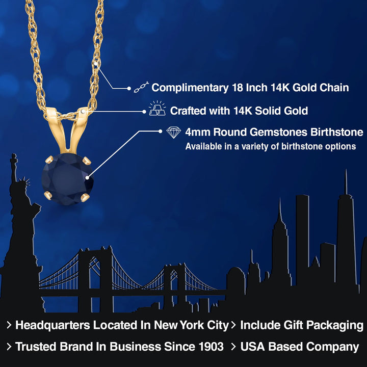 Pendant in 14K Yellow Gold