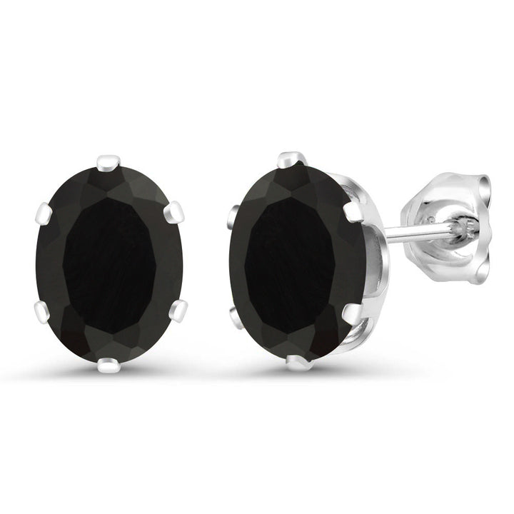 Onyx - December_Earrings in 925 Sterling Silver