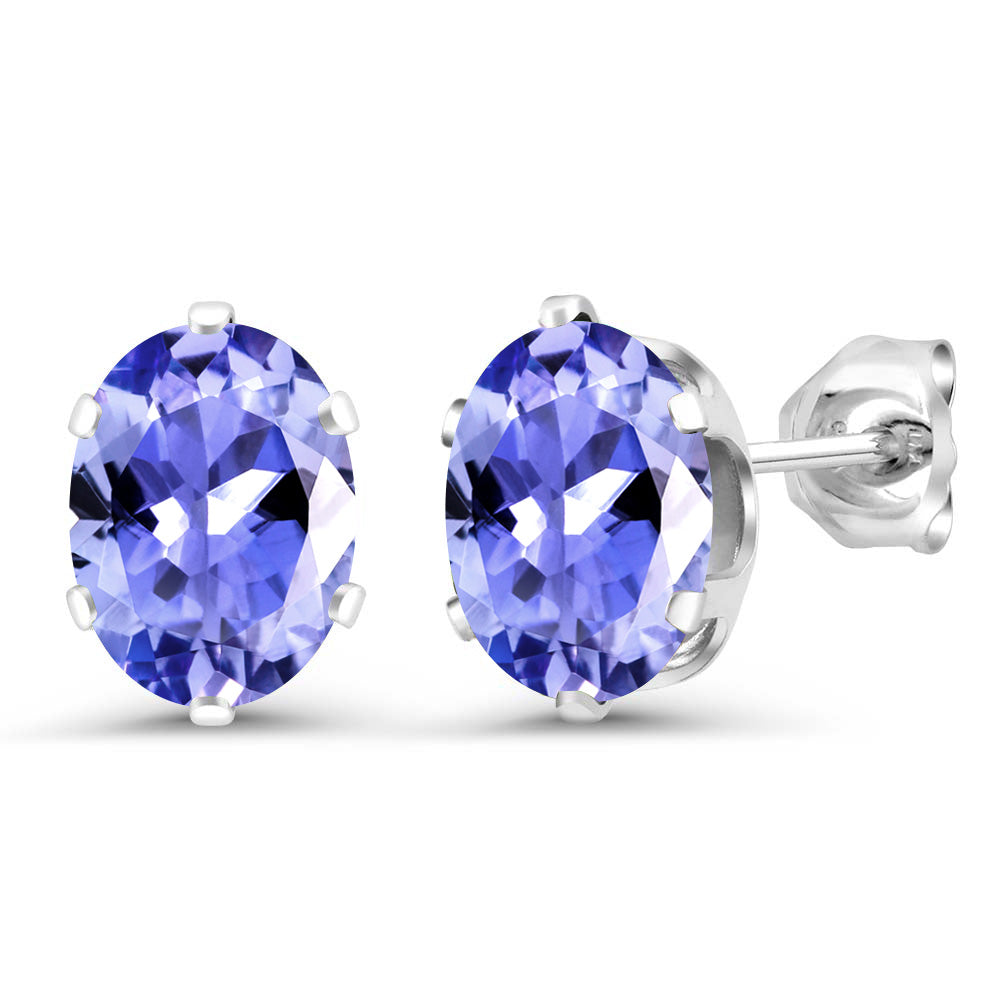 Tanzanite - December_Earrings in 925 Sterling Silver