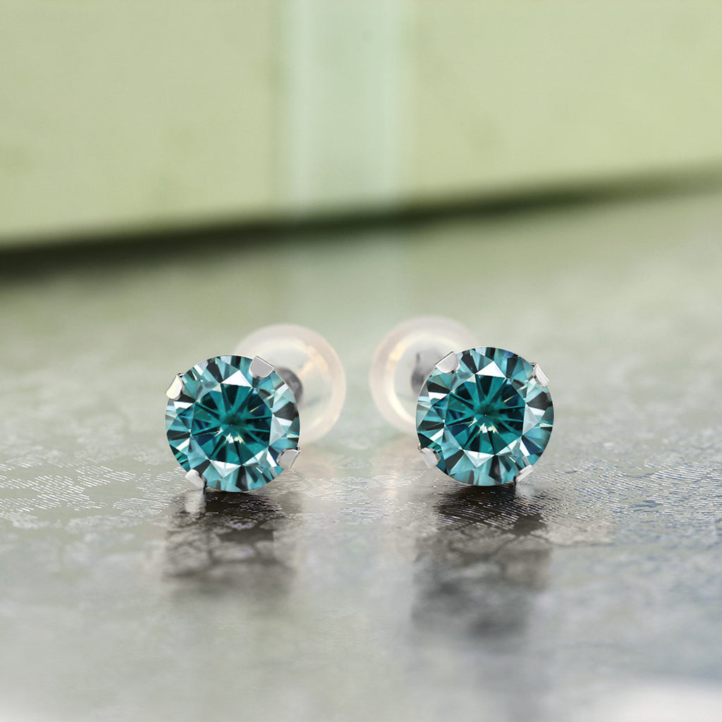Earrings in 14K White Gold