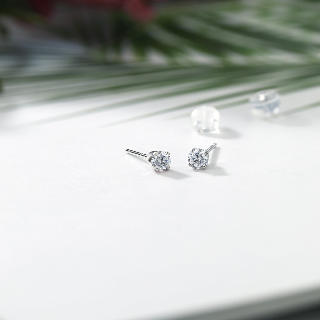 E - F_Earrings in 14K White Gold