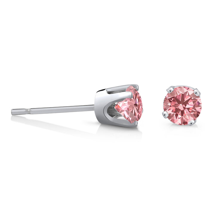 Earrings in 14K White Gold