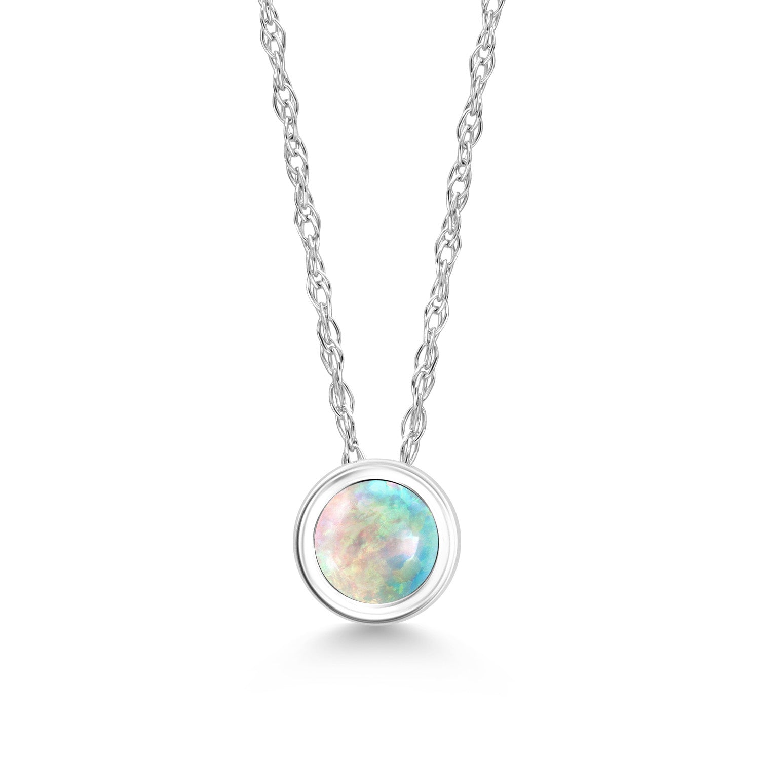 White Opal-Cabochon - October