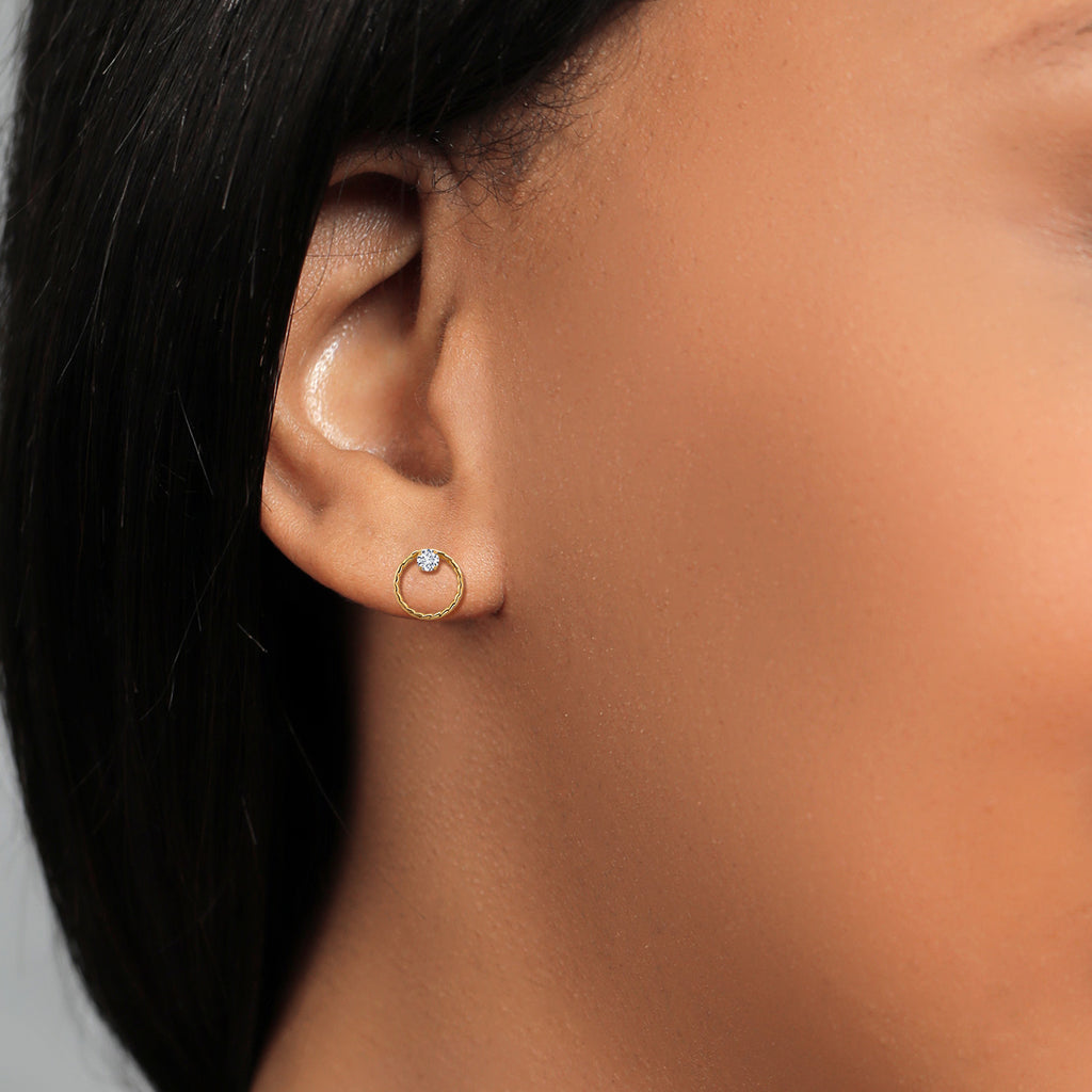 Earrings in 14K Yellow Gold