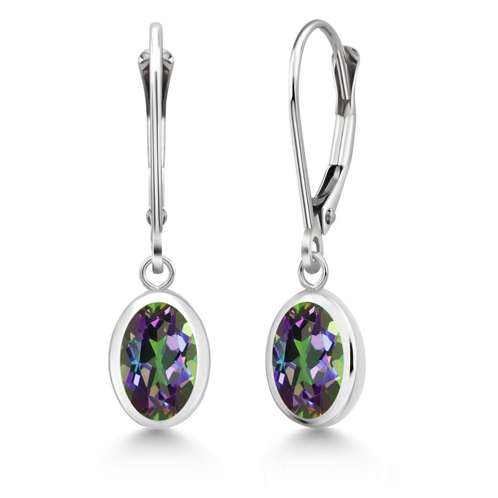 Green Mystic Topaz_Earrings in 925 Sterling Silver