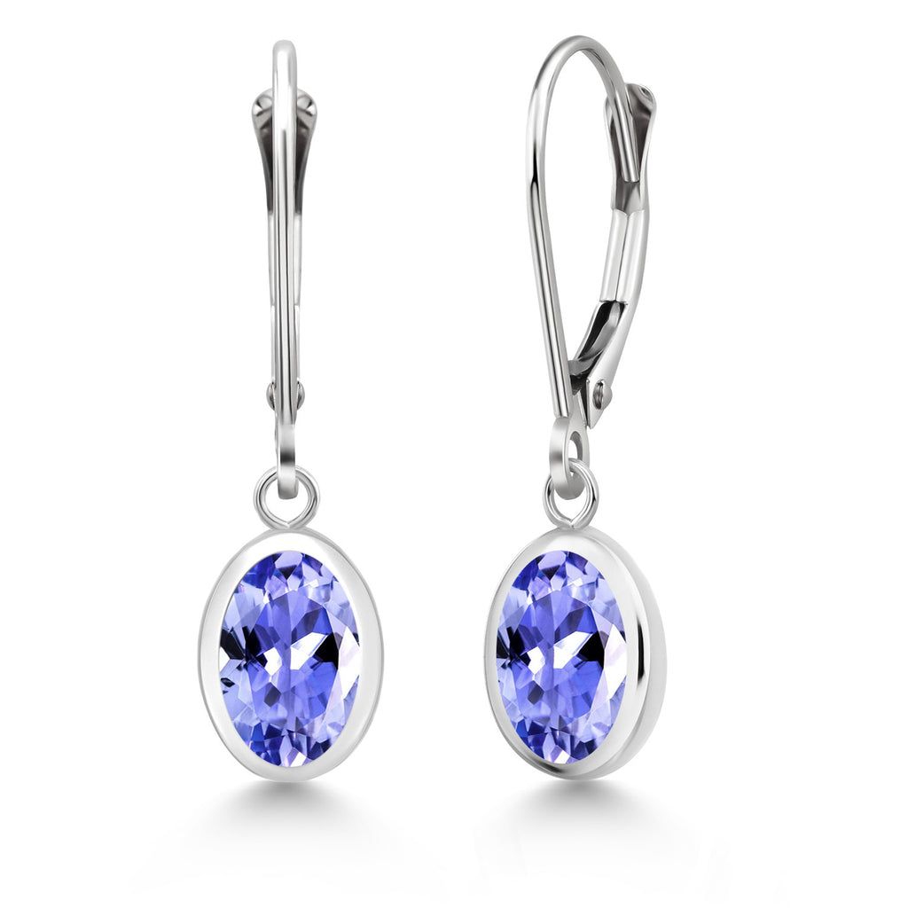 Tanzanite - December_Earrings in 925 Sterling Silver