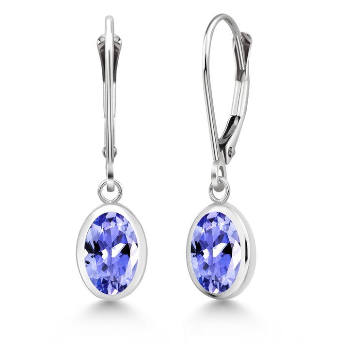 Tanzanite - December_Earrings in 925 Sterling Silver
