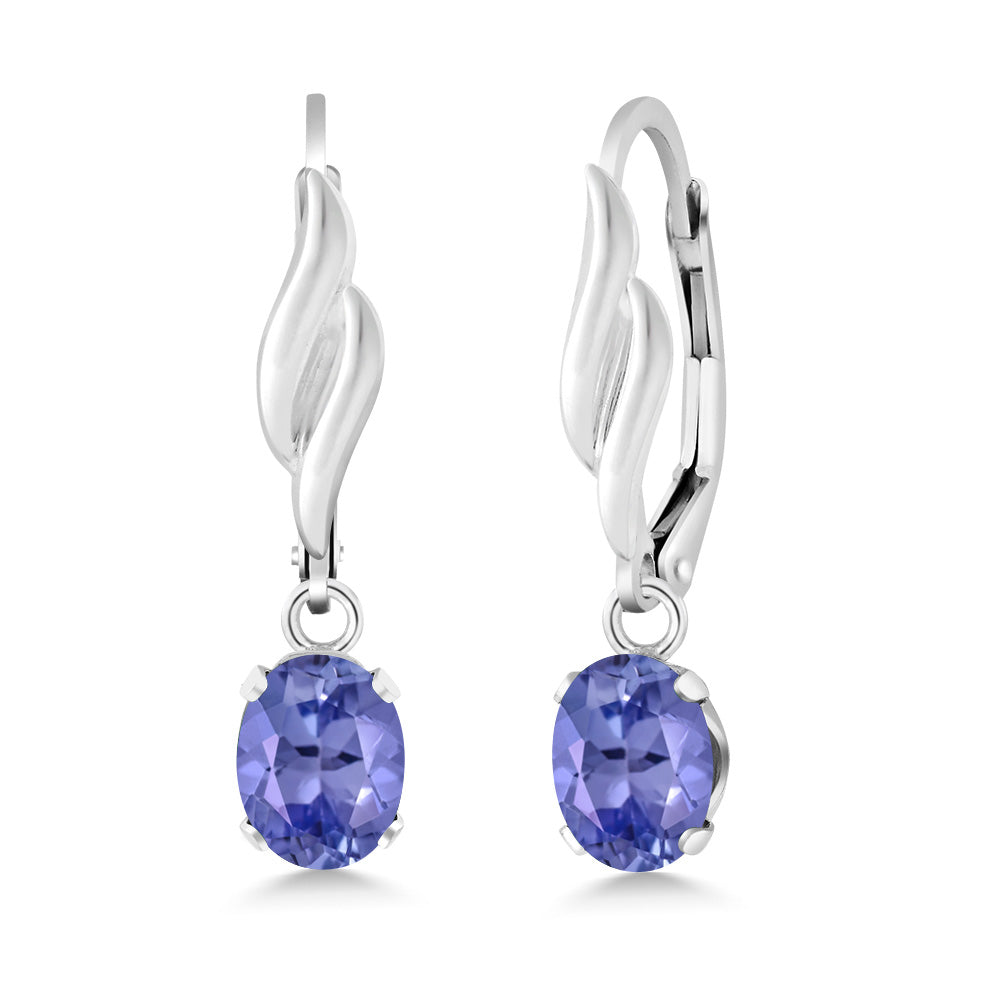 Tanzanite - December_Earrings in 925 Sterling Silver