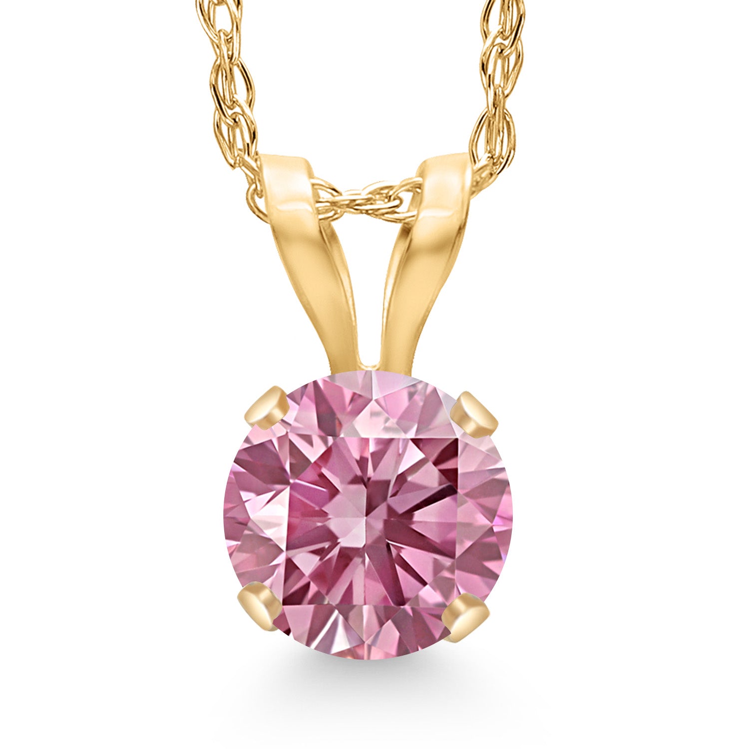 Lab Grown Diamond_Pendant in 14K Yellow Gold