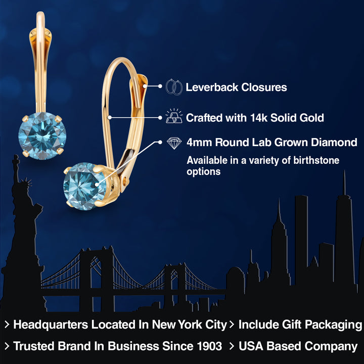 Earrings in 14K Yellow Gold