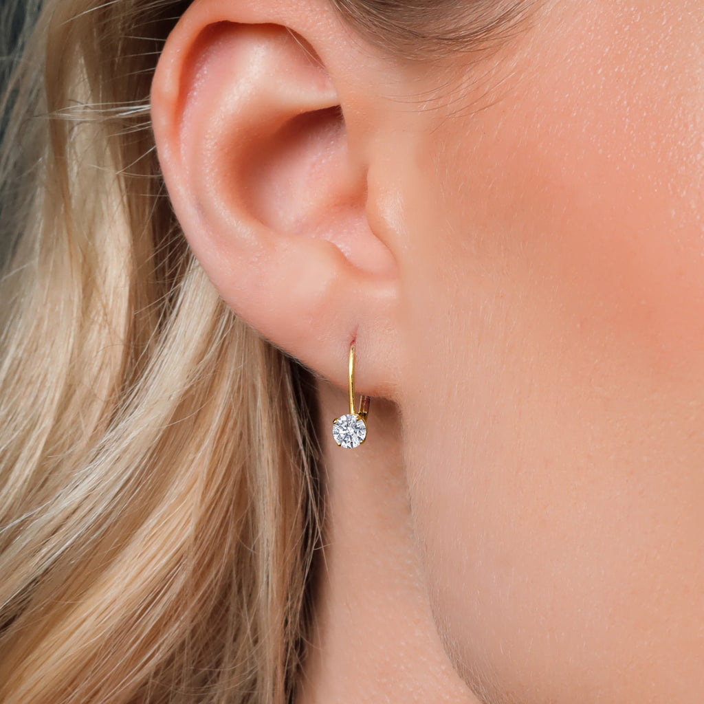 0.50_Earrings in 14K Yellow Gold
