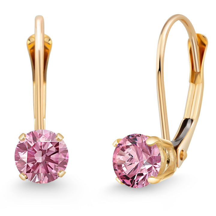 Lab Grown Diamond_Earrings in 14K Yellow Gold