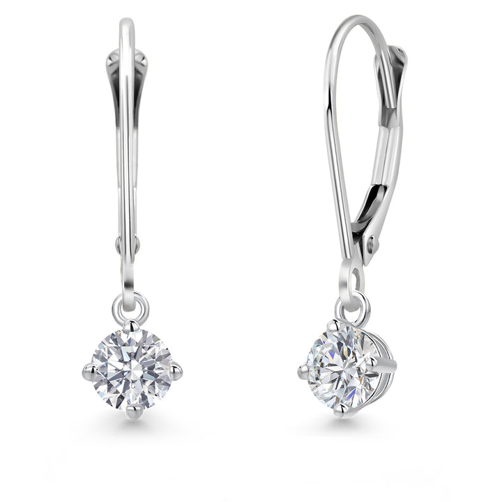 0.50_Earrings in 14K White Gold