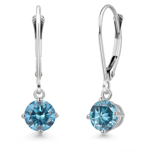 Earrings in 14K White Gold