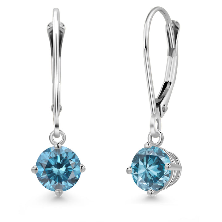 Earrings in 14K White Gold