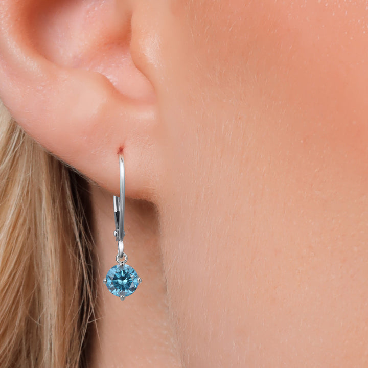 Earrings in 14K White Gold