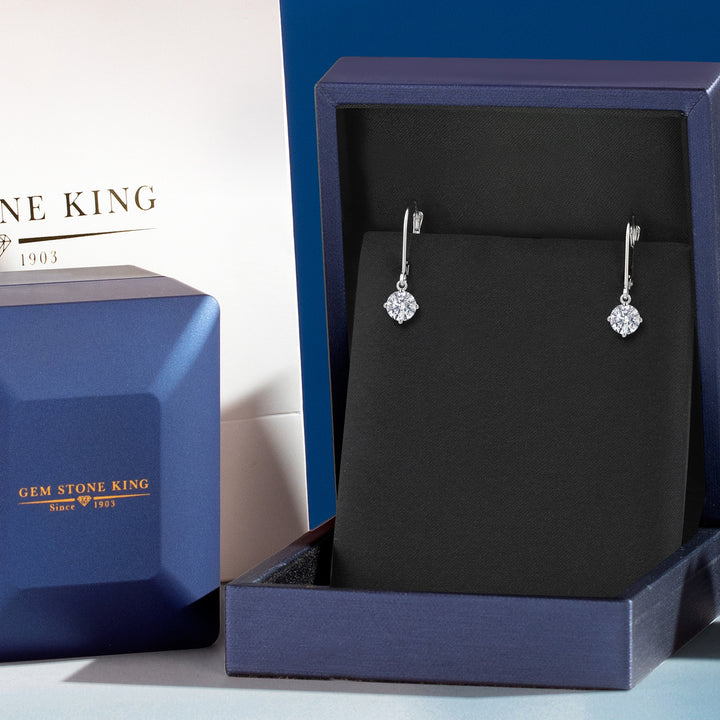 Earrings in 14K White Gold