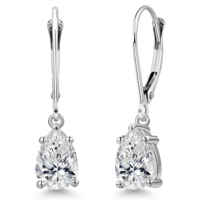 Earrings in 14K White Gold