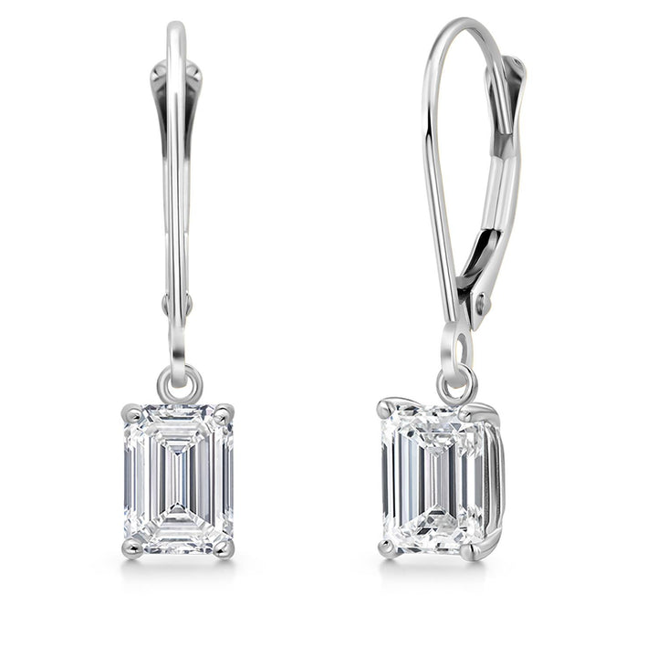 Earrings in 14K White Gold
