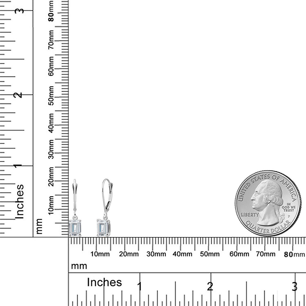 Near Colorless (GH)_Earrings in 14K White Gold