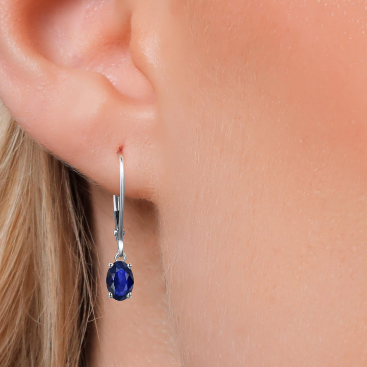 Earrings in 14K White Gold