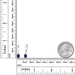 Earrings in 14K White Gold
