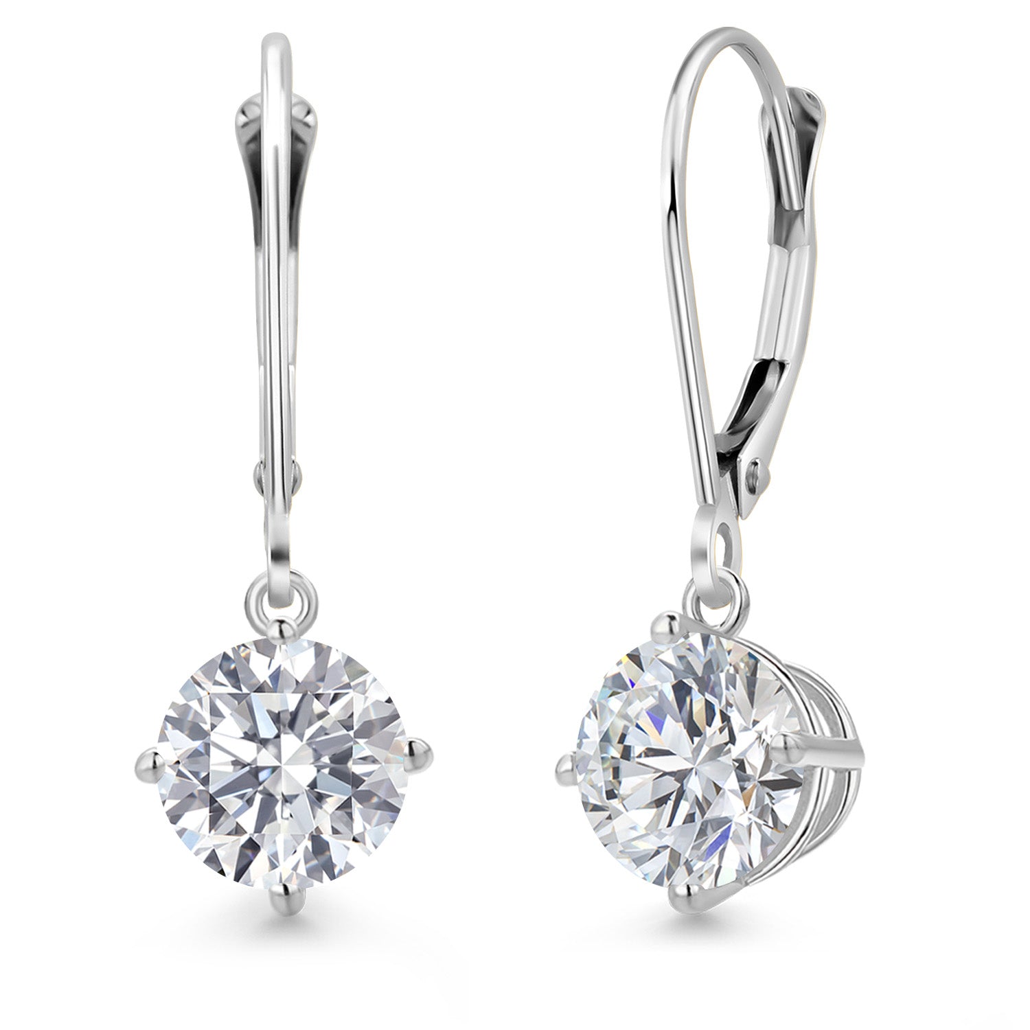 Earrings in 14K White Gold