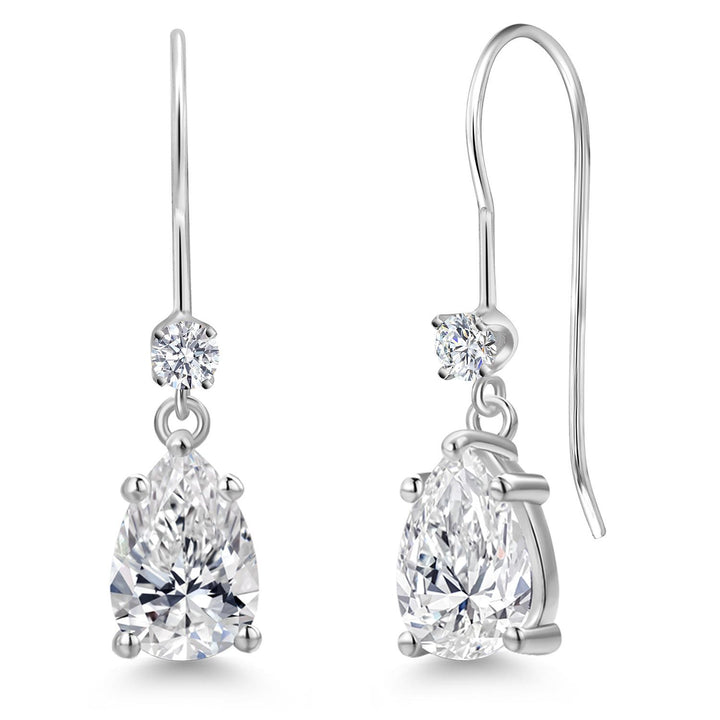 Earrings in 14K White Gold
