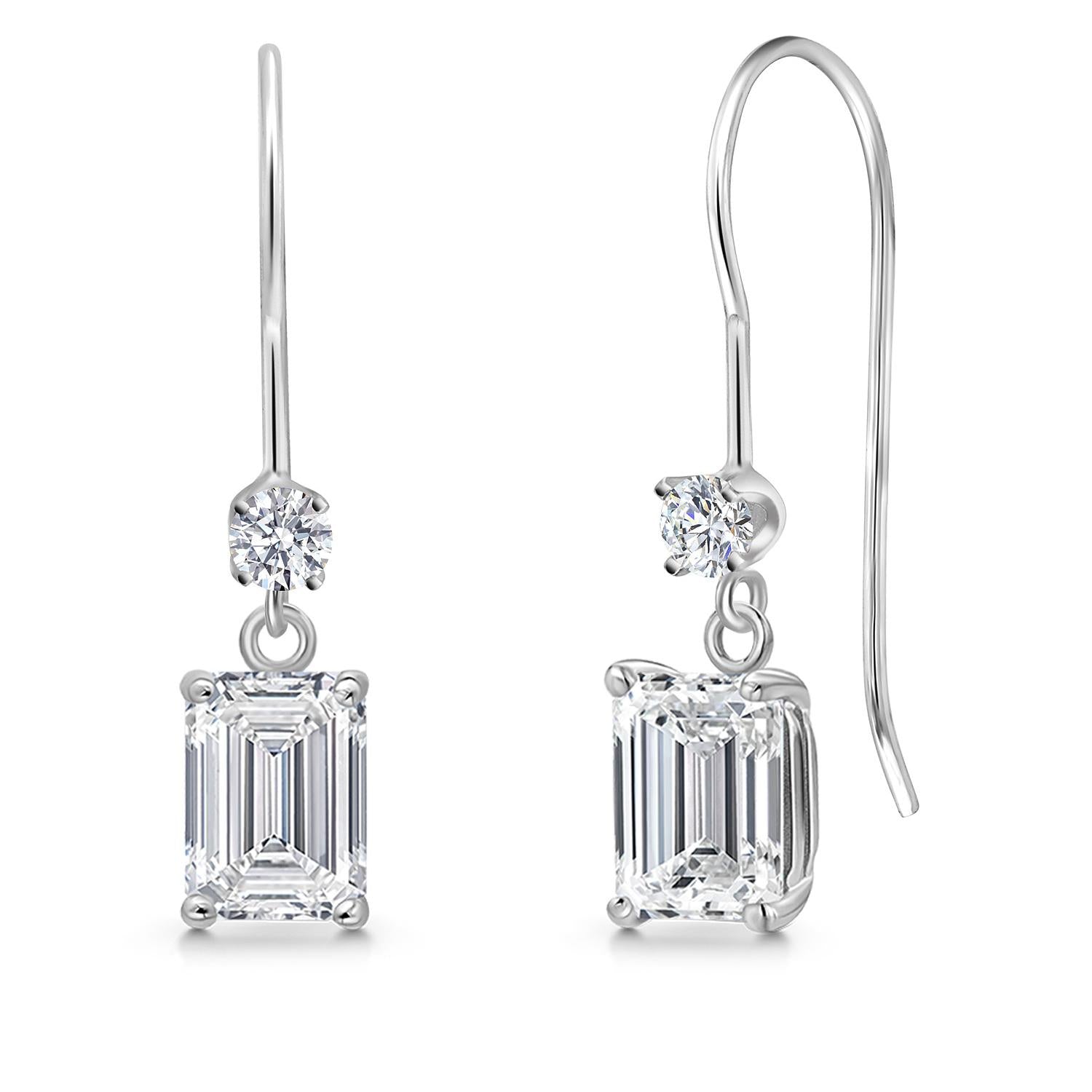 Earrings in 14K White Gold