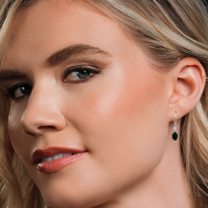 Earrings in 14K White Gold