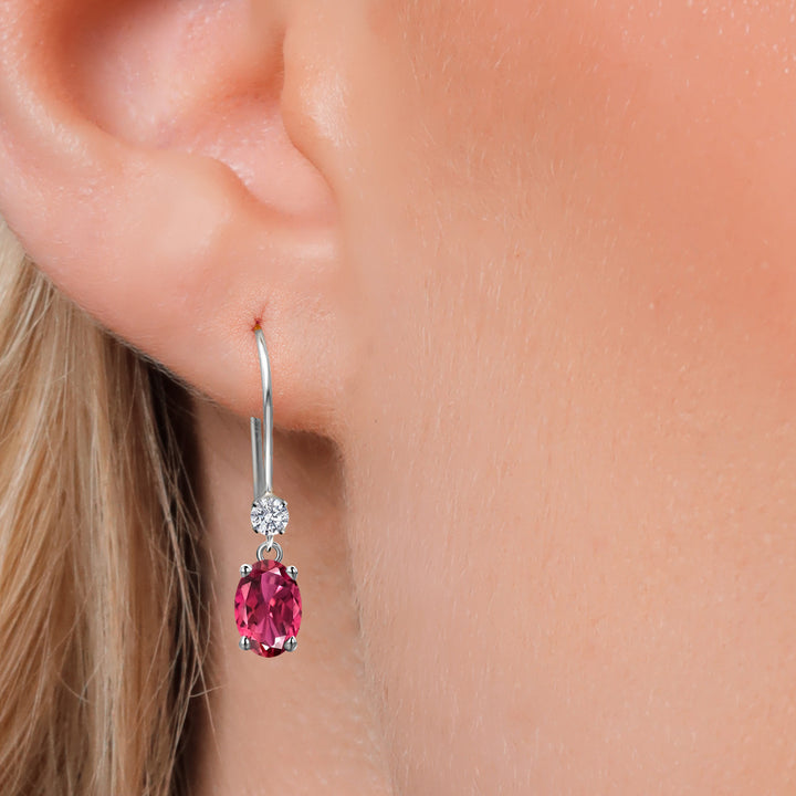 Earrings in 14K White Gold