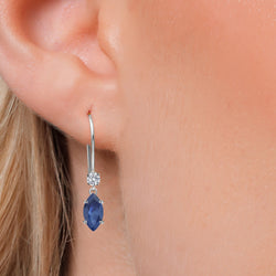 Earrings in 14K White Gold