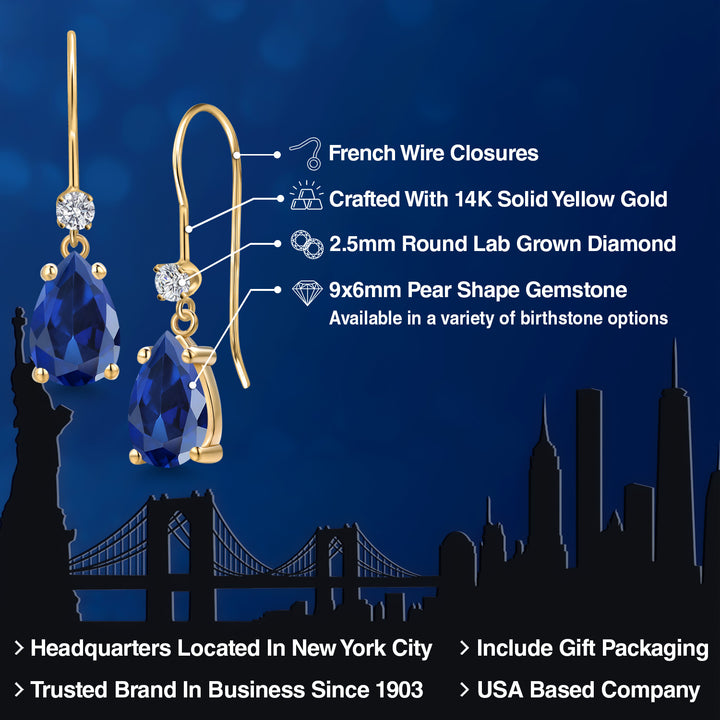 Earrings in 14K Yellow Gold
